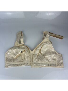 Wingslove W005 Light Nude Floral Jacquard Full Coverage Minimizer Bra 36C